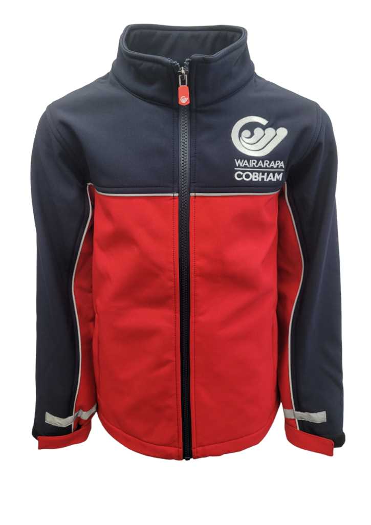 Cobham Intermediate Softshell Jacket - Red/Navy